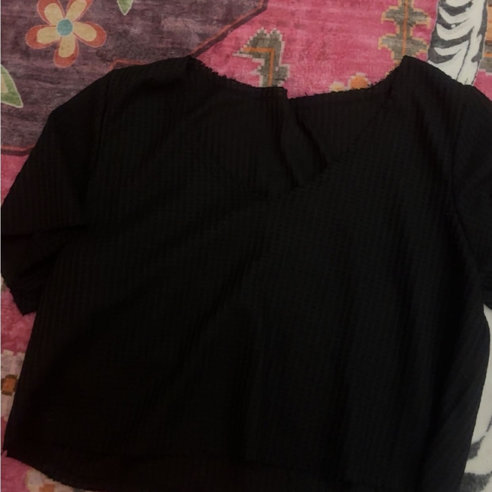 Elegant Black Women's Top